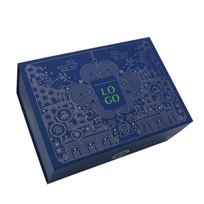Embossed Logo Cardboard Special Paper Vitamin Subscription Box With EVA Insert