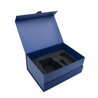 Embossed Logo Cardboard Special Paper Vitamin Subscription Box With EVA Insert