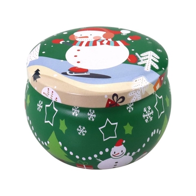 Customized Metal Environmental Friendly Tin Gift Box For Christmas Halloween Candy