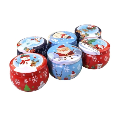 Customized Metal Environmental Friendly Tin Gift Box For Christmas Halloween Candy