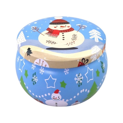 Customized Metal Environmental Friendly Tin Gift Box For Christmas Halloween Candy