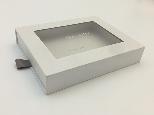 Small Food Custom Print Paper Drawer Packaging Chocolate Boxes With Window