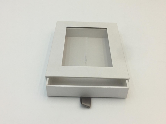 Small Food Custom Print Paper Drawer Packaging Chocolate Boxes With Window