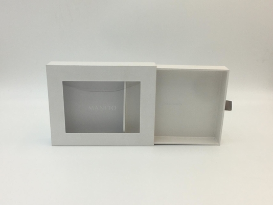 Small Food Custom Print Paper Drawer Packaging Chocolate Boxes With Window