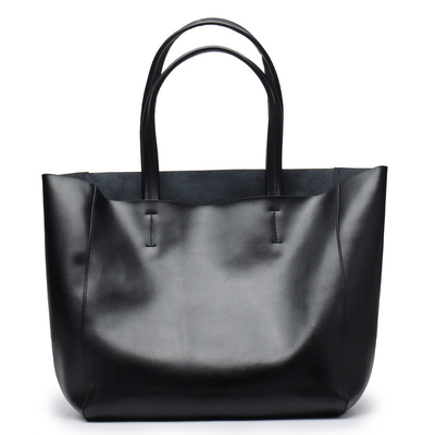 Casual Cross Border Ladies Shoulder Leather Tote Bag Customized