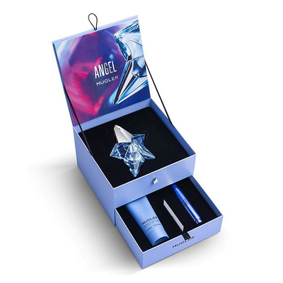 Print custom logo luxury pink paper recycled perfume skincare cosmetic products gift packaging essential oil box