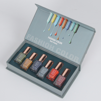 Luxury Custom Logo Printed Paper Empty Cosmetic Nail Polish Gel Nail Care Bottle Box