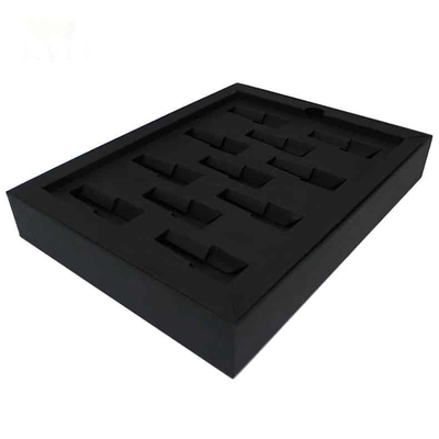 Luxury Nail Polish Packaging Box Set Matt Black Handmade Custom Logo Magnet Closure Box