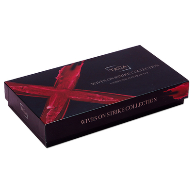 Luxury Nail Polish Packaging Box Set Matt Black Handmade Custom Logo Magnet Closure Box