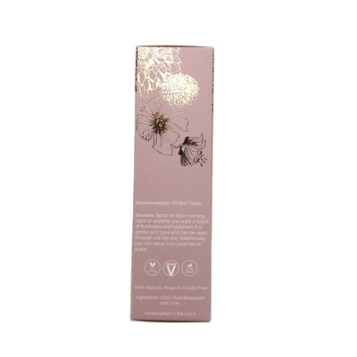 Customized Luxury Stamping Cosmetic Packing Boxes For Spray Eye Serum