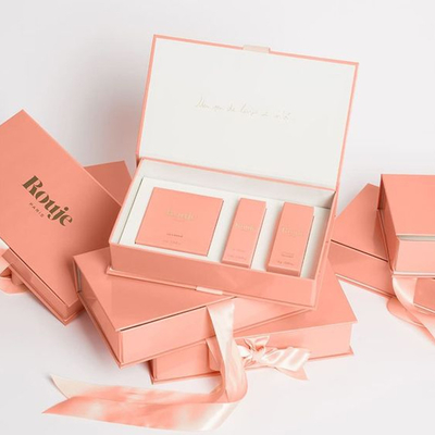 Luxury cosmetic packaging boxes custom logo skin care essential oil perfume packaging box