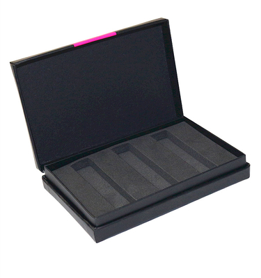 Cosmetics Black And Pink Paper Gift Packaging Box For Cosmetic Bottles