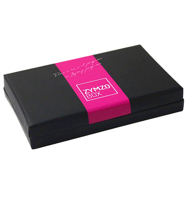 Cosmetics Black And Pink Paper Gift Packaging Box For Cosmetic Bottles