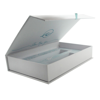 Book Style Oem Customize Print Cosmetic Paper Box With Logo Gold Stamping