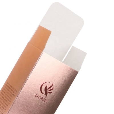 100ml Skin Care Bottle Luxury Cosmetic Box Rose Gold Paper Packaging