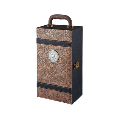 Gift Leather Wine Box With Accessories And Wine Sets 750ml Wine Bottle