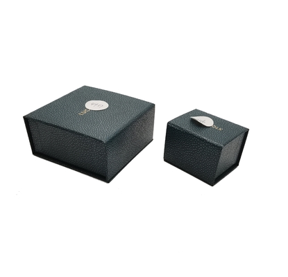 Luxury Leather Gift Box Black Pu Leather Magnetic Gift Box