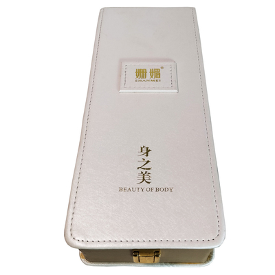 Cardboard Storage Velvet Leather Jewelry Boxes Printed Luxury Leather Gift Packaging Boxes With Zipper