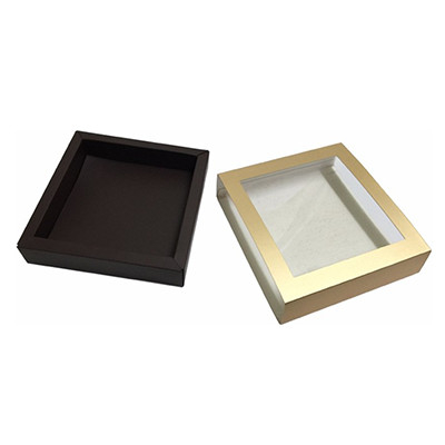 Small Food Custom Print Paper Drawer Packaging Chocolate Boxes With Window