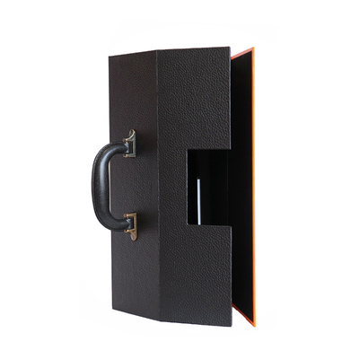 Suitcase Pu Leather Premium Gift Wine Luxuery Bottle Packaging Box Classical Red Gift Leather Wine Box