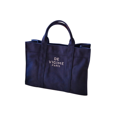 12oz 16oz Thick Cotton Fabric Cotton Women'S Canvas Handbags Printed Logo