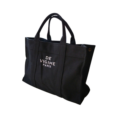 12oz 16oz Thick Cotton Fabric Cotton Women'S Canvas Handbags Printed Logo