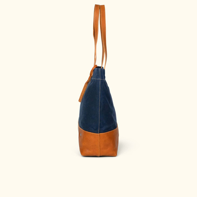 Large Capacity Leather Tote Bag Durable Waterproof Travel Waxed Canvas