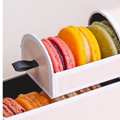 Cookies Christmas Macaron Gift Box Paperboard Custom