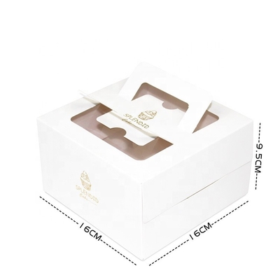 6 8 Inch Custom Cake Box Tiramisu Mousse Clear Plastic Cake Box