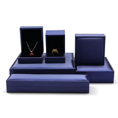 Good price Luxury Wedding Jewelry Ring Storage Gift Box Brushed Leather online