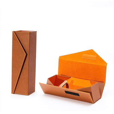 Good price Wine Classical PU Leather Packaging Gift Boxs With Accessories online