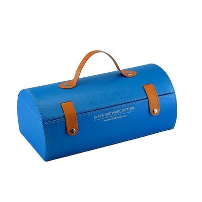 Good price Custom Luxury PU Leather Royal Orchid Display Cardboard With Buckles Belt Handle online