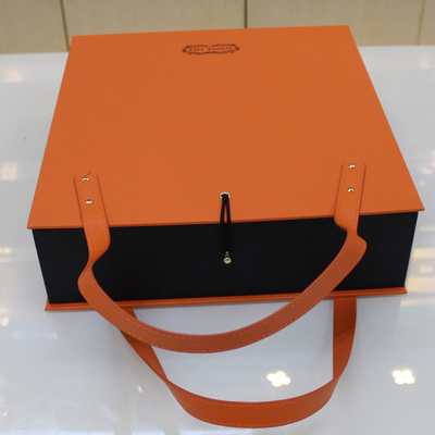 Good price Custom Leather Suitcase Shaped Luxury Red Wine Packing Gift Box With Carrying Handle online