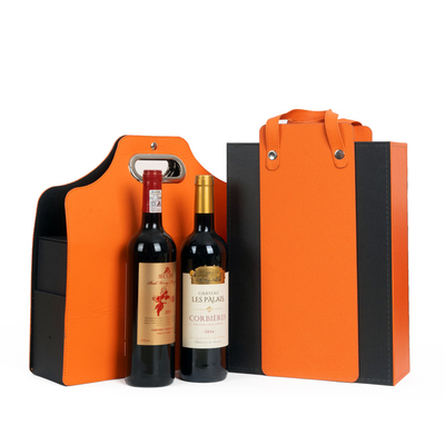 Good price Wine 6 Bottle Shipping Gift Art Leather Gift Box Cardboard online