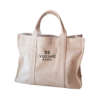 Good price 12oz 16oz Thick Cotton Fabric Cotton Women'S Canvas Handbags Printed Logo online