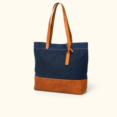 Good price Large Capacity Leather Tote Bag Durable Waterproof Travel Waxed Canvas online
