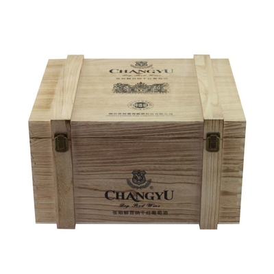 Good price Large Whiskey Personalised Wooden Wine Box Glossy Lamination online